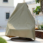 LeisureMod 2 Person Hanging Egg Chair with Stand - Outdoor/Indoor Rattan Wicker Patio Swing Hammock Lounger with Cushions