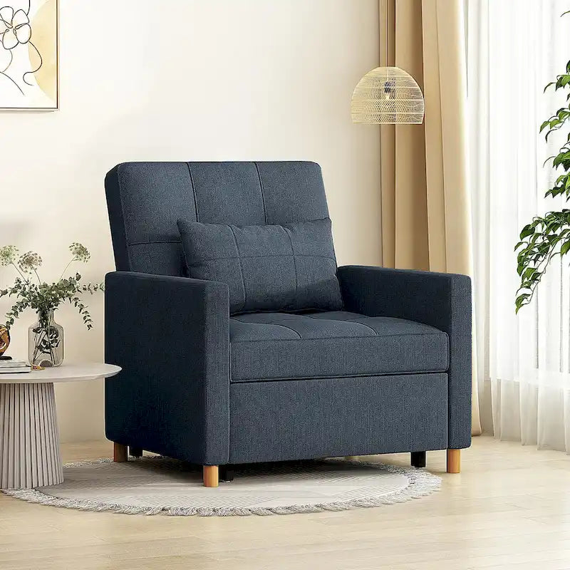Poltrona divano letto 3 in 1 AECOJOY con cuscino e schienale convertibile