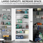 Armadio contenitore in metallo per garage