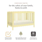 Lettino trasformabile Babyletto Swell 4-in-1 con kit di conversione in letto per bambini