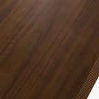 Meuble TV minimaliste avec tiroirs, console multimédia en bois massif avec placards, porte basculante, placage noyer, entièrement assemblée