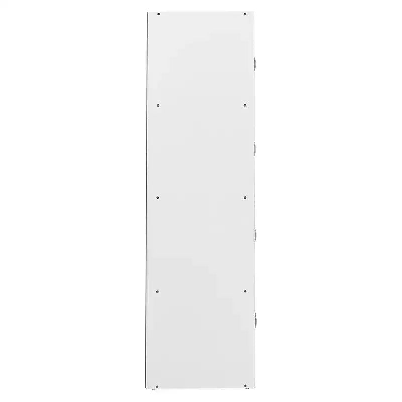 Bibliothèque-armoire de rangement polyvalente fermée Hodedah HID44, robuste, à 8 portes, à poser au sol, pour la maison et le bureau, finition bois de hêtre