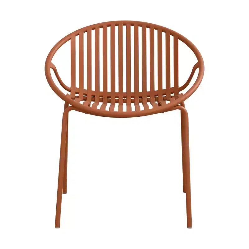Ensemble de salle à manger de patio extérieur extensible de 7 pièces avec chaises empilables et table en bois d’acacia