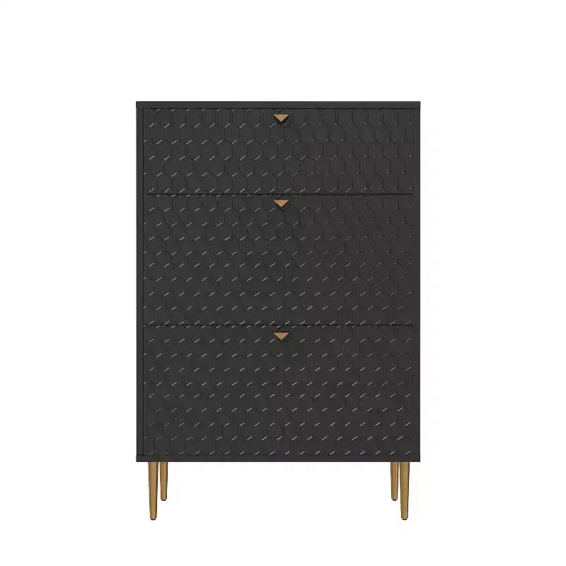 Meuble de rangement à chaussures CLIHOME pour entrée, 24 paires, avec tiroirs basculants, étagère et placard