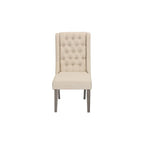 Set da pranzo rustico grigio allungabile Best Quality Furniture da 9 pezzi