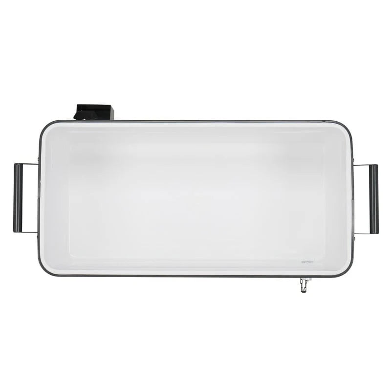 Glacière en fer avec revêtement pulvérisé de 80 QT et étagère