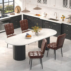 Chaises de salle à manger modernes, lot de 2/4/6/8, chaises de cuisine rembourrées avec coussin épais pour salle à manger