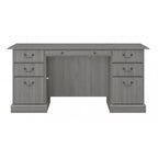 Scrivania direzionale Bush Furniture Saratoga con cassetti e vano portaoggetti