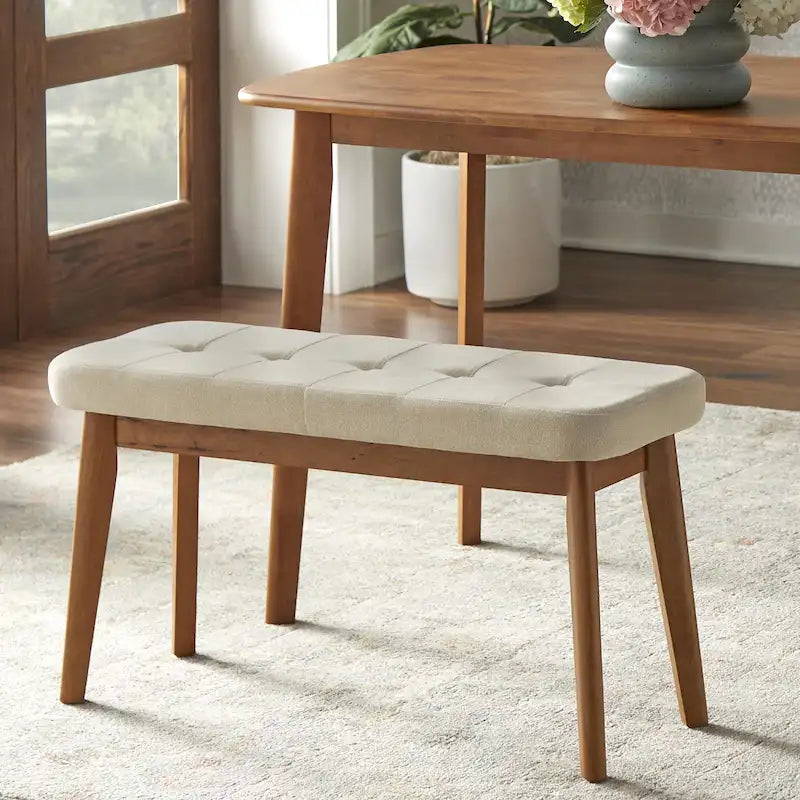 Set da pranzo Nettie in legno massello da 4 pezzi Simple Living