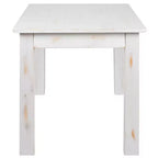 Mesa de jantar retangular Flash Furniture, 46 x 30, em pinho maciço