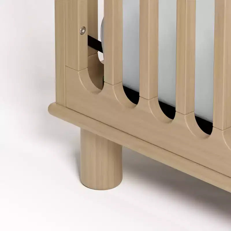 Berço Convertível Deluxe 3 em 1 Storkcraft Sicily com Barreira de Proteção para Criança