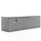 Méridienne convertible Avana Kami / yoga et massage – pouf 2-en-1 avec chaise longue de yoga pliable escamotable, microvelours – N/A