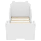Letto da pavimento a forma di orso Okak per bambini dai 3 ai 6 anni, struttura per letto da bimbo con sponda di sicurezza, grazioso letto per bambini a forma di animale