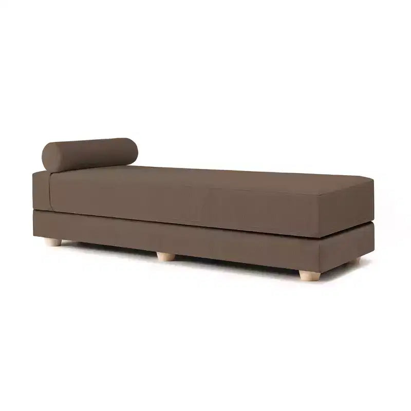 Lit de repos/lit d’appoint escamotable grand format – microvelours