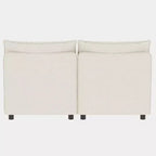 Divanetto modulare Christopher Knight Home Penny Versatile 68 con due pouf