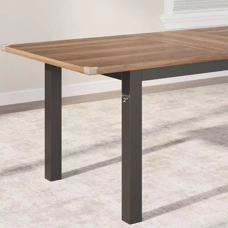 Set da pranzo da 5 pezzi per 4-6 persone, grande tavolo da pranzo allungabile da 63 per 4 persone, tavolo da cucina con panche e sgabelli