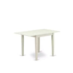Set tavolo da pranzo moderno HomeStock, tavolo e sedie in legno bianco