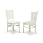 Set tavolo da pranzo moderno HomeStock, tavolo e sedie in legno bianco