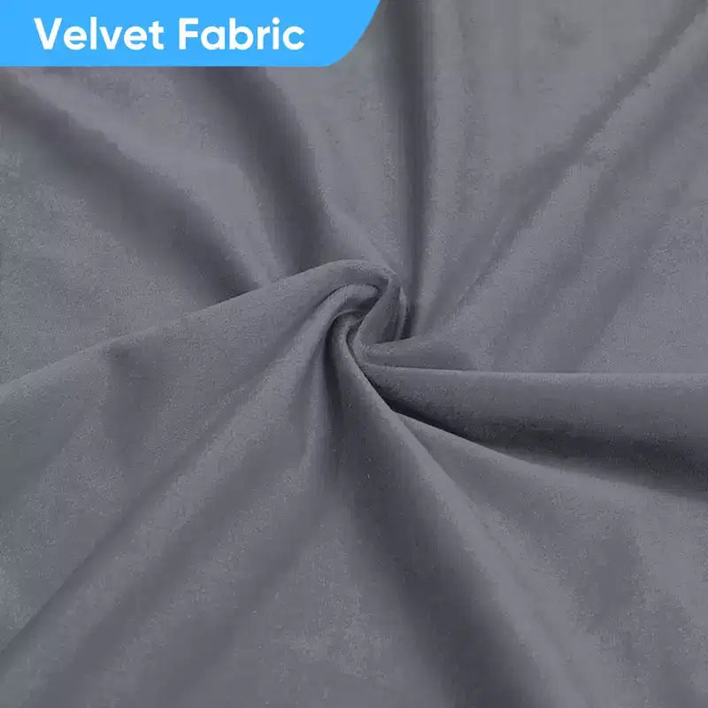 Mjkone Divano componibile a 3 posti a forma di L in velluto con pouf, divani trasformabili con bordo borchiato