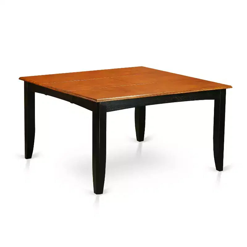 HomeStock Tavolo Quadrato Belmont 9 pezzi 36/54 pollici con Prolunga da 18 pollici e 8 Sedie a doghe Verticali