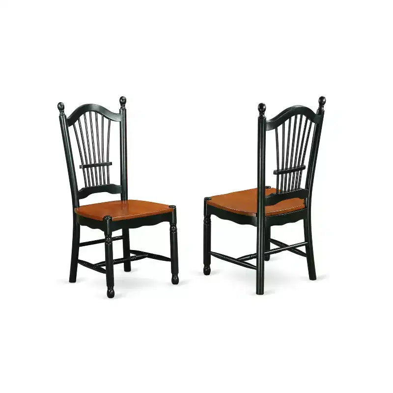 HomeStock Belmont set da pranzo da 7 pezzi con tavolo da cucina e 6 sedie da cucina con seduta in legno in lino bianco