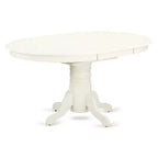 Set tavolo da cucina HomeStock Belmont 7 pezzi - 6 sedie da pranzo con seduta in legno - Tavolo da pranzo da cucina con prolunga a farfalla - Finitura bianco lino