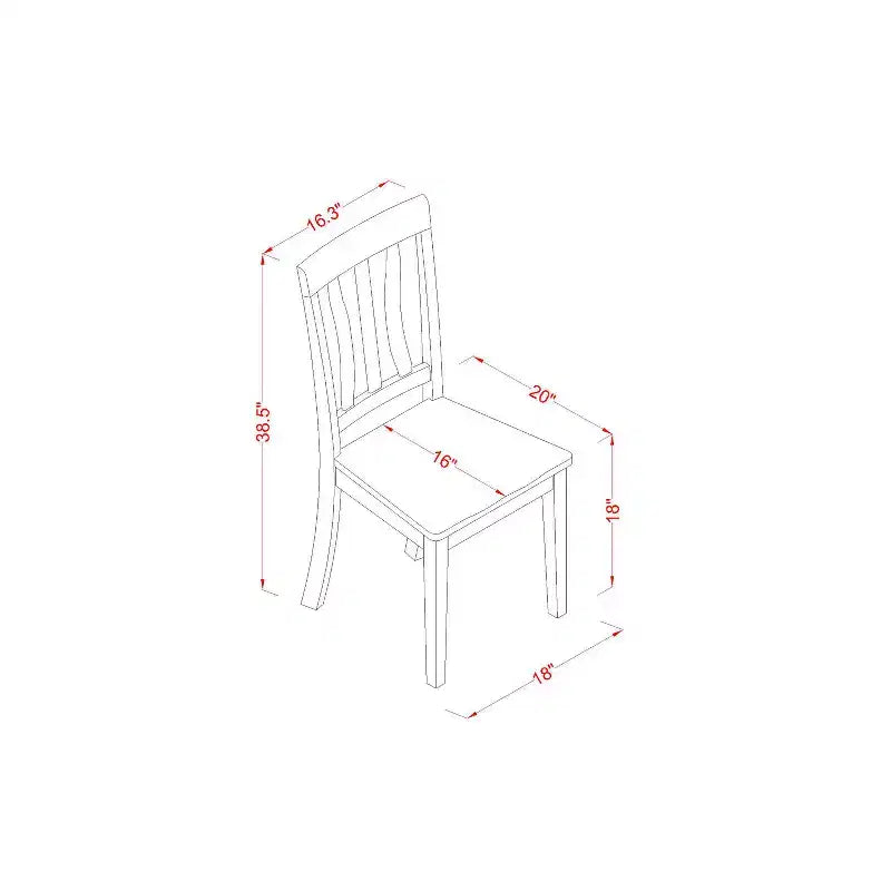 Set da Pranzo Rotondo per Cucina - Tavolo da 107 cm e 4 Sedie - Set Tavolo da Pranzo