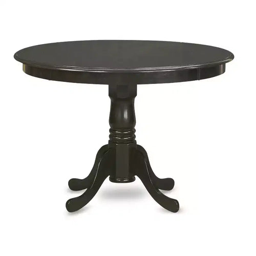 5 Piece Dinette Set - Round Kitchen Table & 4 Chairs - Coastal Dining Room Set - 42 Inch Table