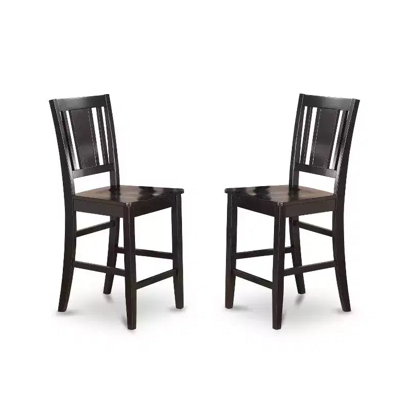Set da pranzo ad altezza bancone - Set tavolo e sedie in 3 pezzi - Set da cucina moderno in stile pub - Tavolo da 30x48 pollici