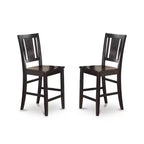 Set da pranzo ad altezza bancone - Set tavolo e sedie in 3 pezzi - Set da cucina moderno in stile pub - Tavolo da 30x48 pollici