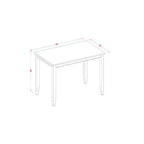 Set da pranzo ad altezza bancone - Set tavolo e sedie in 3 pezzi - Set da cucina moderno in stile pub - Tavolo da 30x48 pollici