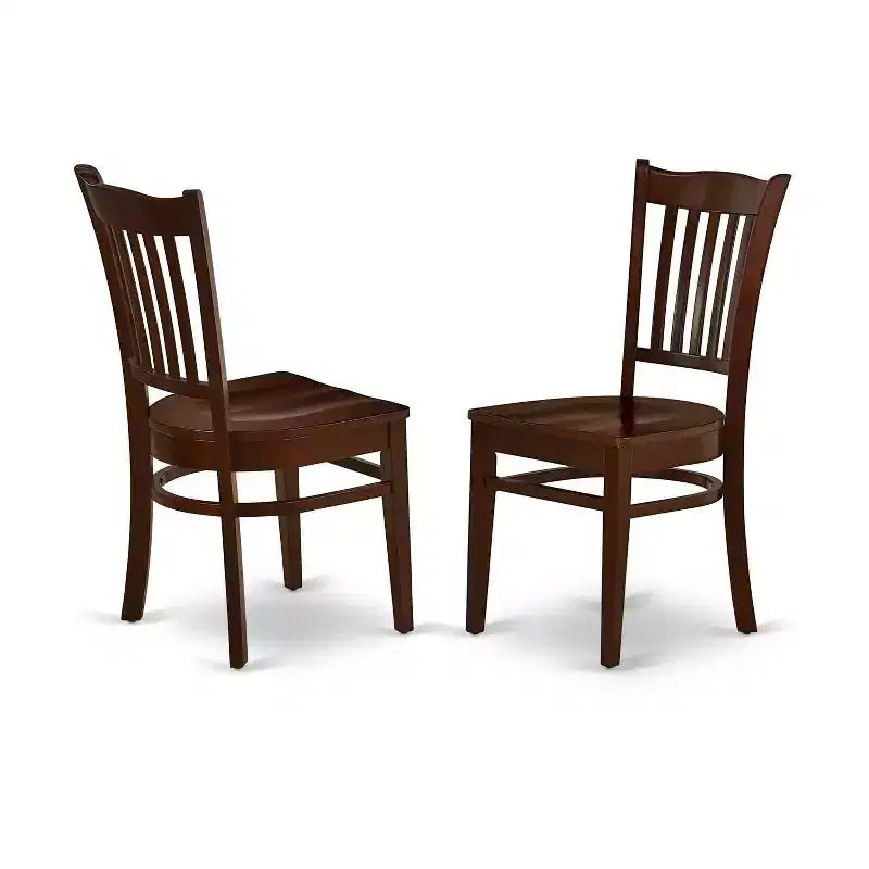 Set da pranzo con tavolo rettangolare in 7 pezzi, tavolo da 60 pollici con 6 sedie da cucina in legno