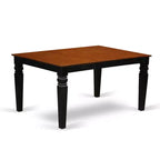 Dinette Table Set with Chairs - Kitchen Dining Room Table Set - 7 Piece Nordic Style