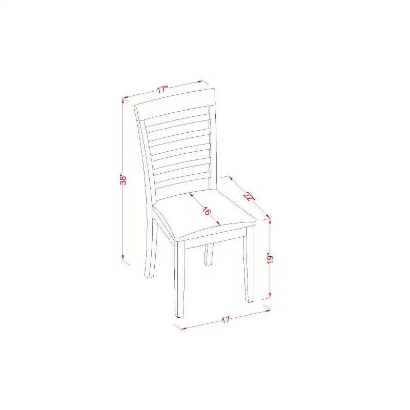 HomeStock Tavolo da Pranzo Ovale a 7 Pezzi in Legno Massello con Finitura Marrone Scuro e 6 Sedie