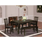 Set da pranzo vittoriano - Tavolo con prolunga e sedie - Elegante set da cucina