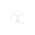 Set da pranzo ad altezza bancone - Tavolo e sedie da pranzo moderni a 5 pezzi