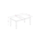 Set Sala da Pranzo Gotica 7pz - Tavolo Ciliegio e 6 Sedie - Set Dinette in Legno Massello