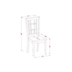 Set Sala da Pranzo Gotica 7pz - Tavolo Ciliegio e 6 Sedie - Set Dinette in Legno Massello