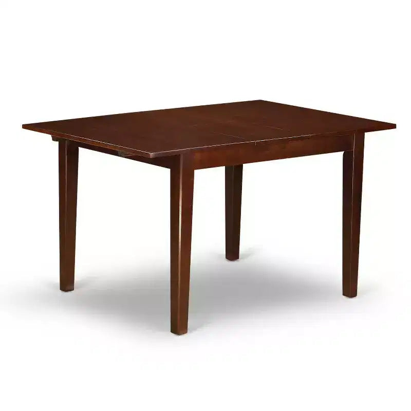 Set da pranzo vintage per cucina - Tavolo con prolunga a farfalla e 2 sedie - Finitura mogano 32x54 pollici