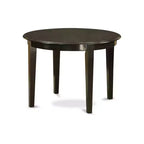 Nordic Kitchen Dining Set - 5 Piece Table & Chair Set - Solid Wood - Cappuccino Finish - Round Table for 4