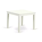 Kitchen Table and Chair Set - 5 Piece Dining Set Antique Style Linen White