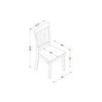 Set da pranzo retrò - Set tavolo e 4 sedie - Arredamento sala da pranzo cucina