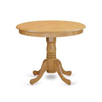 Round Dining Table Set with 2 Chairs - Modern Oak Dining Room Table Set