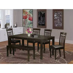 Tavolo e sedie per sala da pranzo - Set da cucina e sala da pranzo - Set tavolo e sedie in legno massello