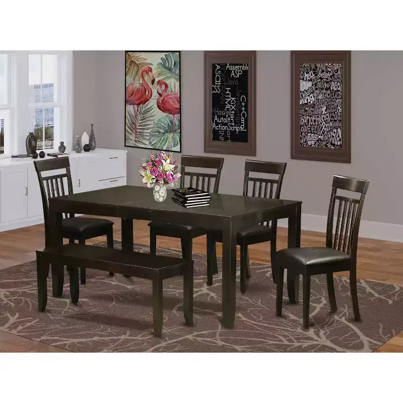 Tavolo e sedie per sala da pranzo - Set da cucina e sala da pranzo - Set tavolo e sedie in legno massello