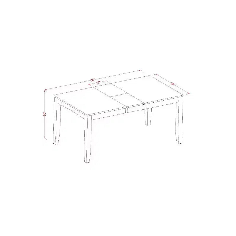 Tavolo e sedie per sala da pranzo - Set da cucina e sala da pranzo - Set tavolo e sedie in legno massello