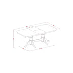Set da Pranzo 5 Pezzi - Tavolo da Cucina e 4 Sedie - Set Sala da Pranzo Moderno