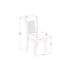 Set da Pranzo Moderno - Tavolo Rotondo e 4 Sedie - 106 cm - Finitura Rovere - Mobili per Sala da Pranzo/Cucina