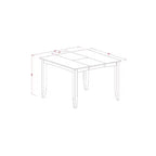 Set da Pranzo Altezza Bancone - Set Tavolo e Sedie da 9 Pezzi - Mobili Moderni Altezza Bar