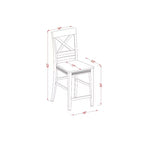 Set da Pranzo Altezza Bancone - Set Tavolo e Sedie da 9 Pezzi - Mobili Moderni Altezza Bar